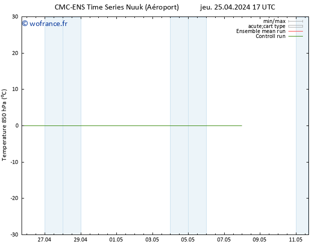Temp. 850 hPa CMC TS jeu 25.04.2024 17 UTC