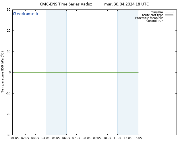 Temp. 850 hPa CMC TS ven 10.05.2024 18 UTC