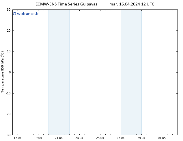 Temp. 850 hPa ALL TS mer 17.04.2024 00 UTC