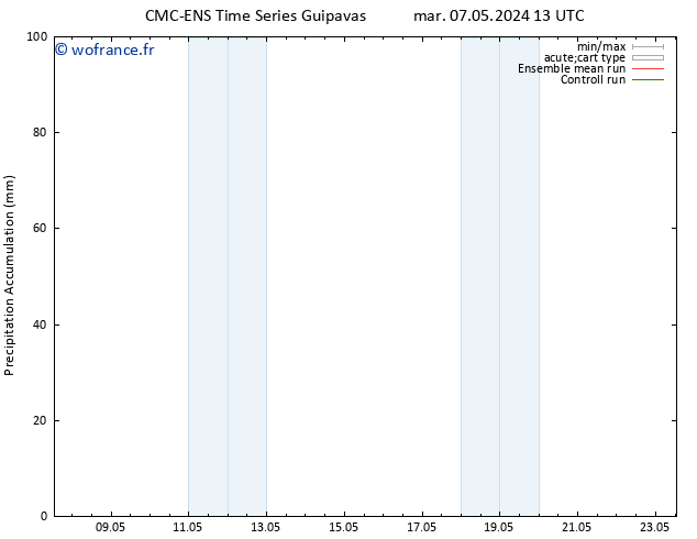 Précipitation accum. CMC TS sam 11.05.2024 19 UTC