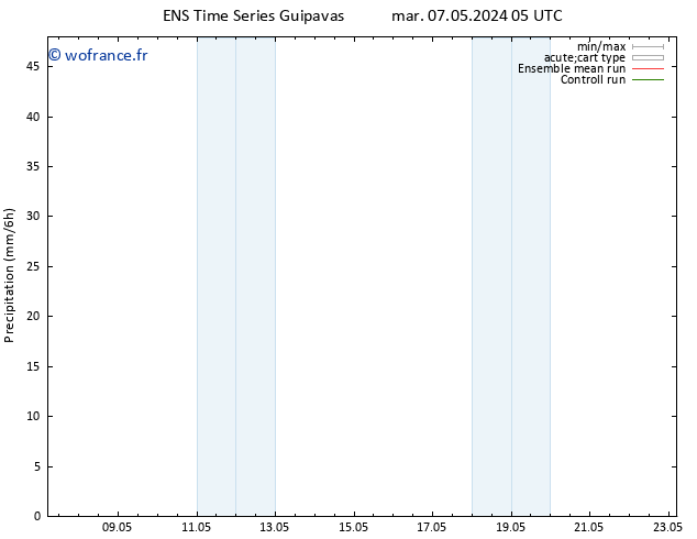 Précipitation GEFS TS dim 12.05.2024 11 UTC