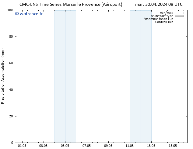 Précipitation accum. CMC TS mar 30.04.2024 14 UTC