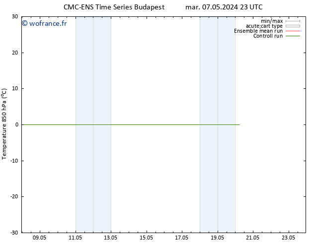 Temp. 850 hPa CMC TS ven 17.05.2024 23 UTC