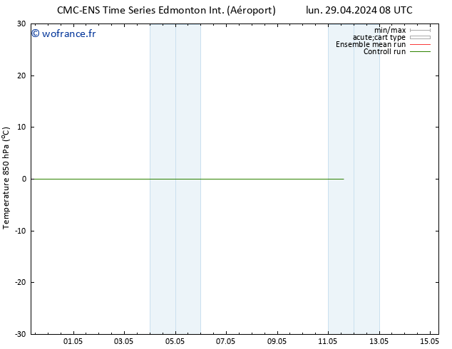 Temp. 850 hPa CMC TS ven 03.05.2024 08 UTC