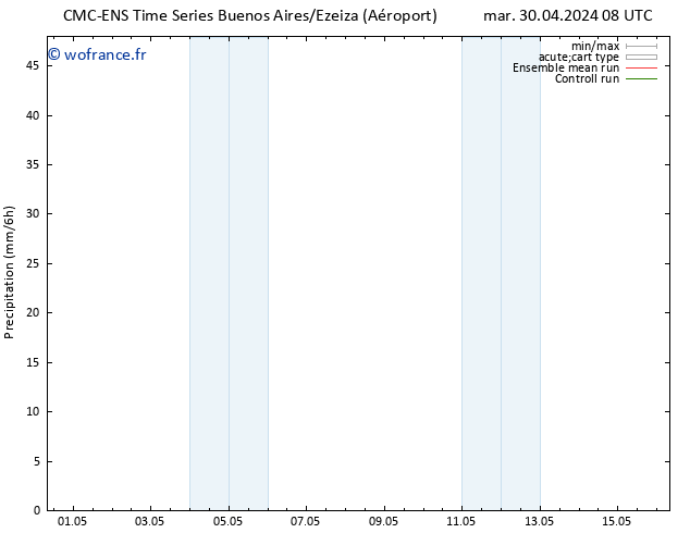 Précipitation CMC TS dim 12.05.2024 14 UTC