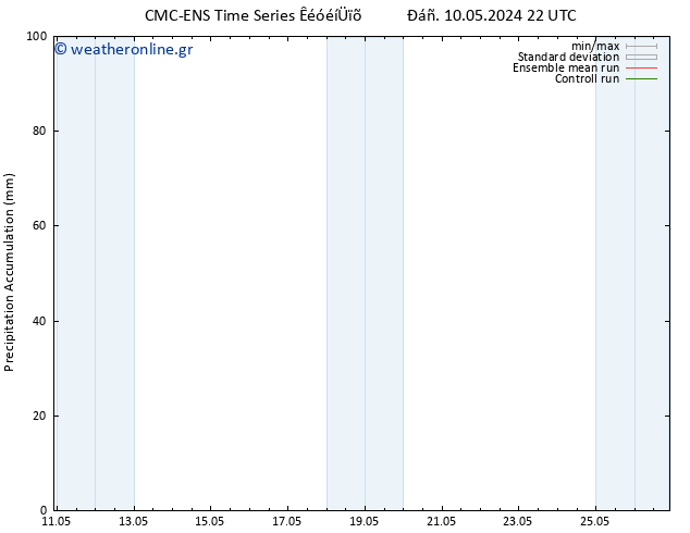 Precipitation accum. CMC TS  11.05.2024 16 UTC