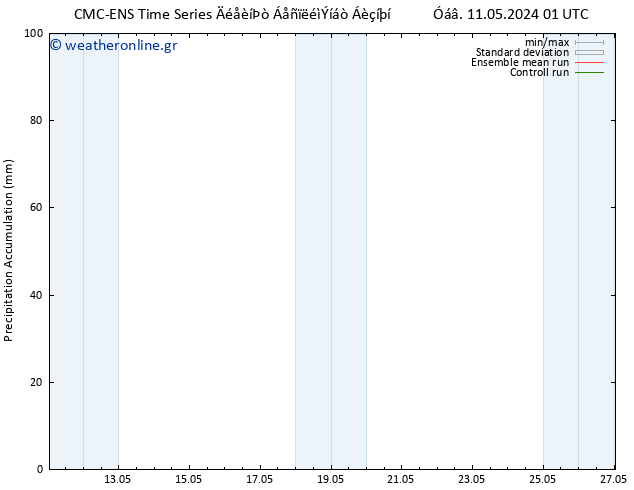 Precipitation accum. CMC TS  11.05.2024 07 UTC