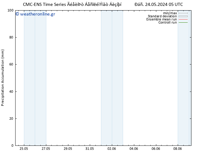 Precipitation accum. CMC TS  24.05.2024 11 UTC