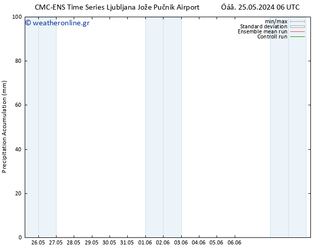 Precipitation accum. CMC TS  25.05.2024 12 UTC