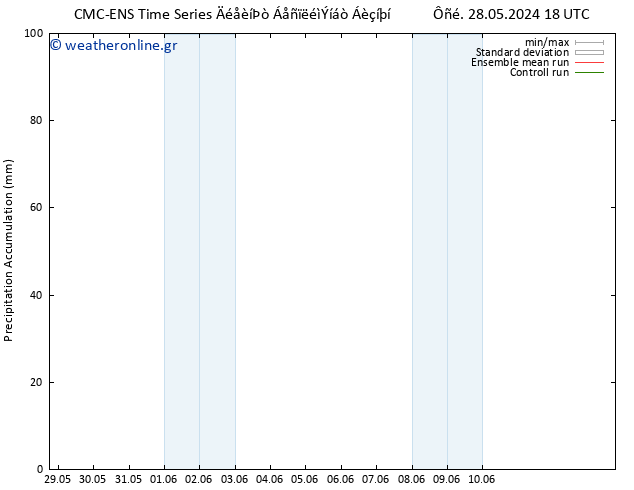 Precipitation accum. CMC TS  29.05.2024 12 UTC