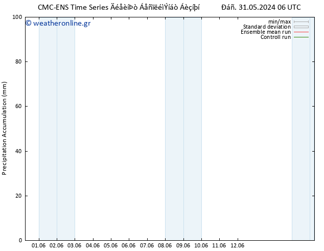 Precipitation accum. CMC TS  06.06.2024 06 UTC