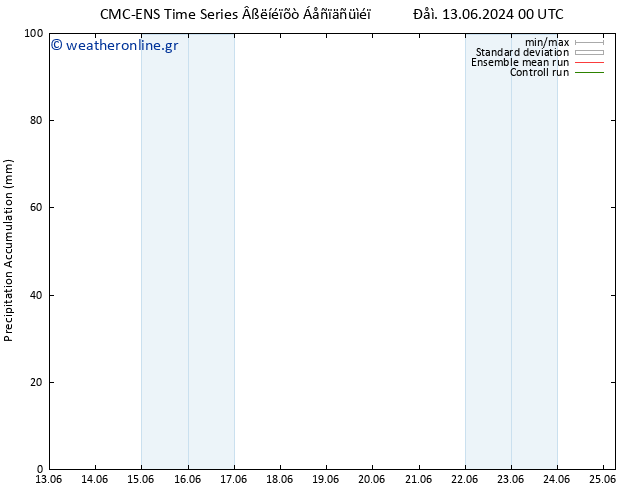 Precipitation accum. CMC TS  13.06.2024 12 UTC