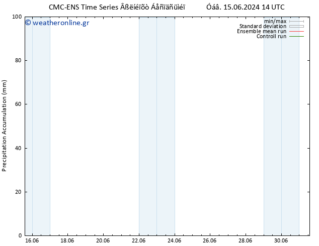 Precipitation accum. CMC TS  15.06.2024 14 UTC
