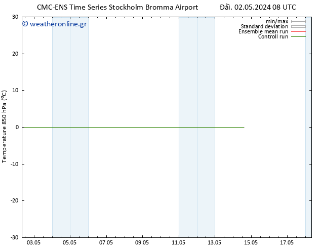 Temp. 850 hPa CMC TS  02.05.2024 20 UTC