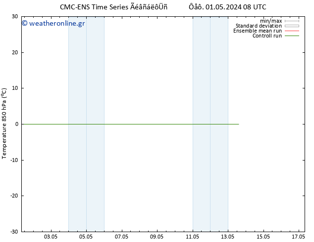 Temp. 850 hPa CMC TS  04.05.2024 08 UTC