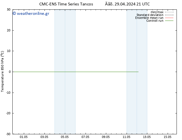Temp. 850 hPa CMC TS  09.05.2024 21 UTC