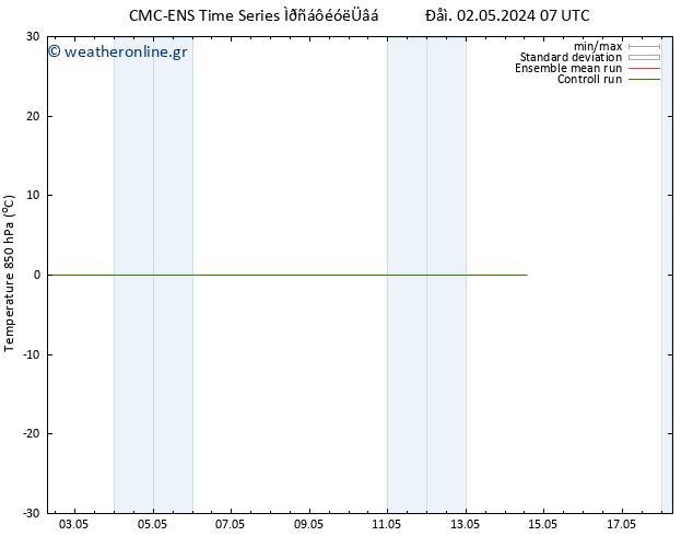 Temp. 850 hPa CMC TS  02.05.2024 13 UTC
