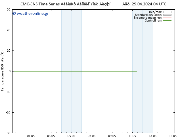 Temp. 850 hPa CMC TS  01.05.2024 04 UTC