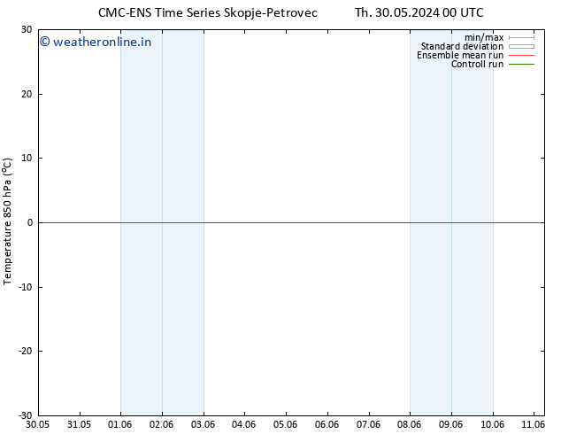 Temp. 850 hPa CMC TS Th 30.05.2024 06 UTC