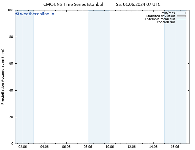 Precipitation accum. CMC TS Sa 01.06.2024 13 UTC