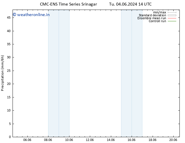 Precipitation CMC TS Th 13.06.2024 14 UTC