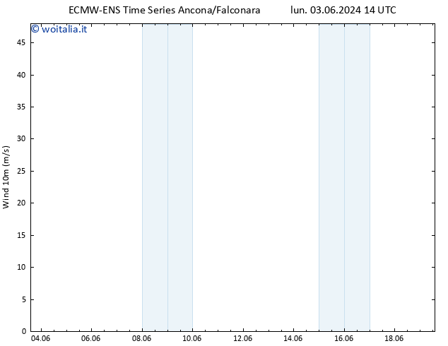 Vento 10 m ALL TS mer 05.06.2024 14 UTC