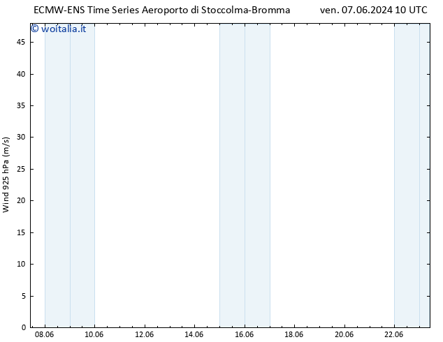 Vento 925 hPa ALL TS dom 23.06.2024 10 UTC