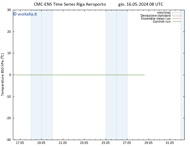 Temp. 850 hPa CMC TS gio 16.05.2024 08 UTC