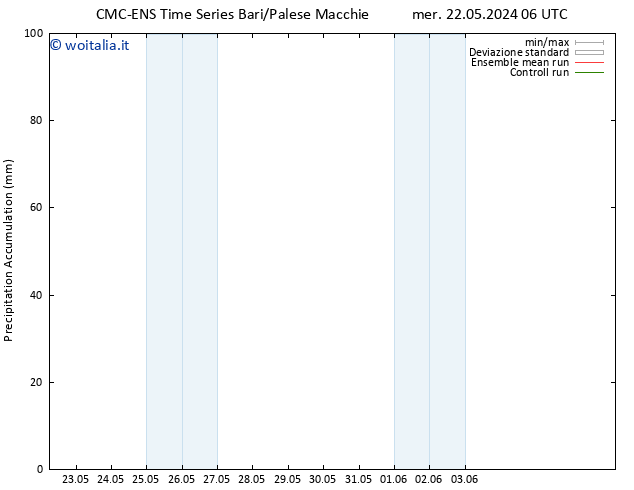 Precipitation accum. CMC TS sab 25.05.2024 18 UTC