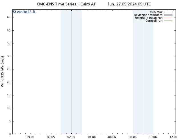 Vento 925 hPa CMC TS lun 27.05.2024 11 UTC