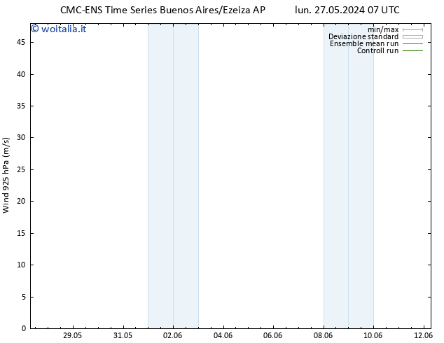 Vento 925 hPa CMC TS lun 27.05.2024 07 UTC