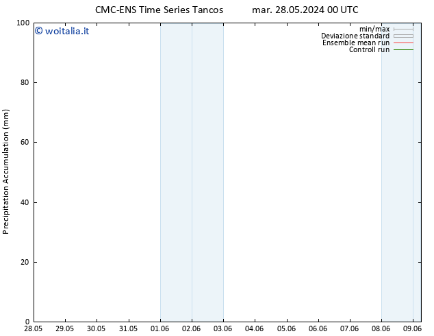 Precipitation accum. CMC TS mar 28.05.2024 00 UTC