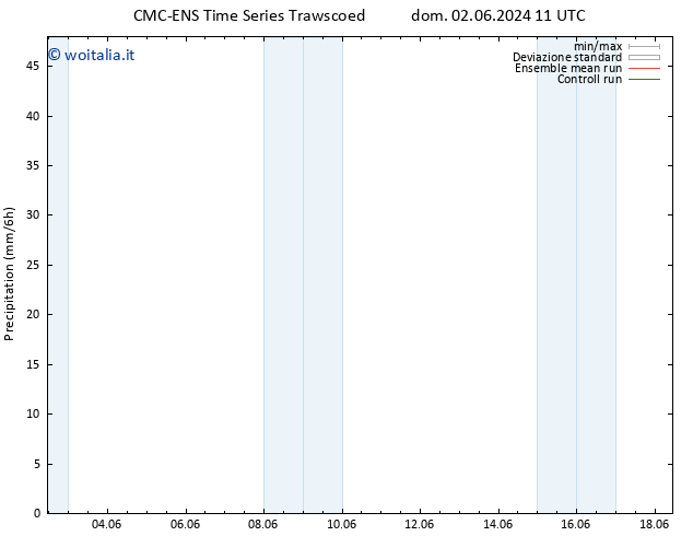 Precipitazione CMC TS mer 12.06.2024 11 UTC