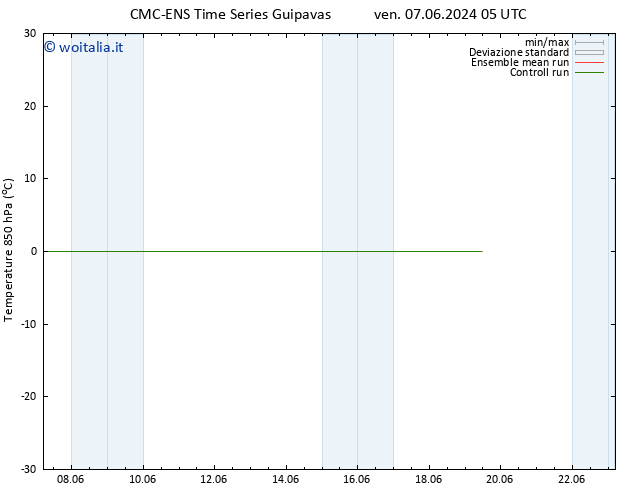 Temp. 850 hPa CMC TS lun 17.06.2024 05 UTC