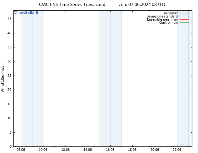 Vento 10 m CMC TS mar 11.06.2024 14 UTC