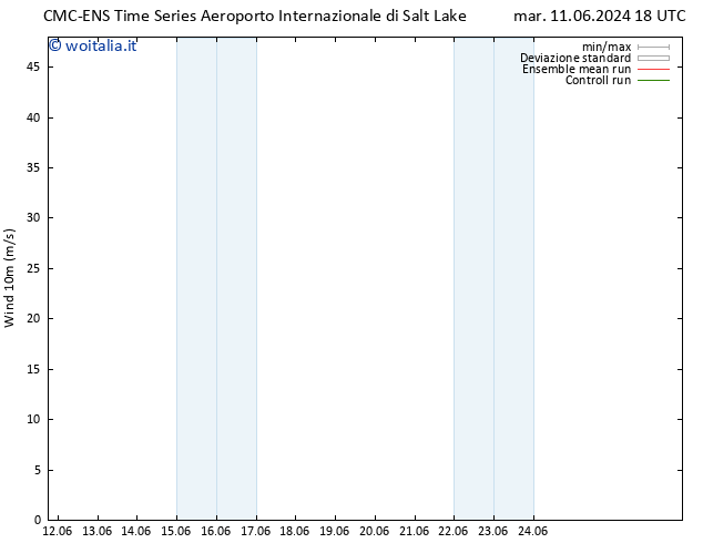 Vento 10 m CMC TS mar 11.06.2024 18 UTC