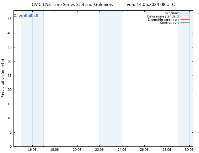 Precipitazione CMC TS mar 18.06.2024 08 UTC
