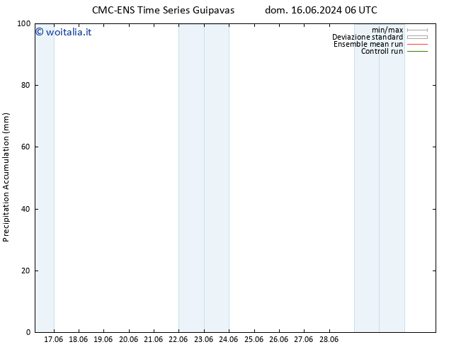 Precipitation accum. CMC TS dom 16.06.2024 18 UTC