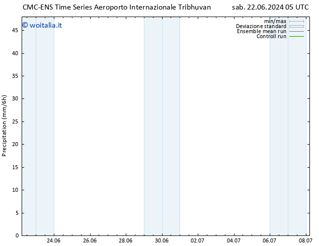 Precipitazione CMC TS sab 22.06.2024 05 UTC