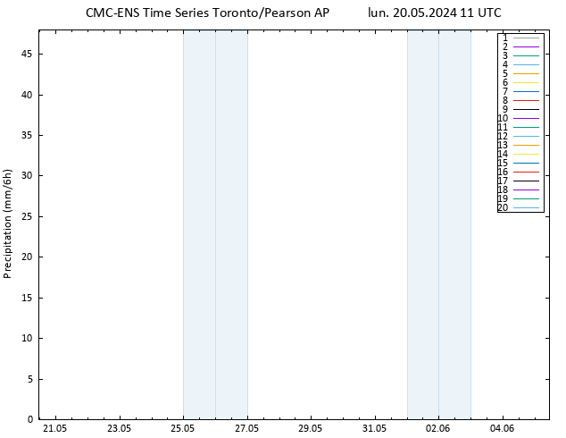 Precipitazione CMC TS lun 20.05.2024 11 UTC