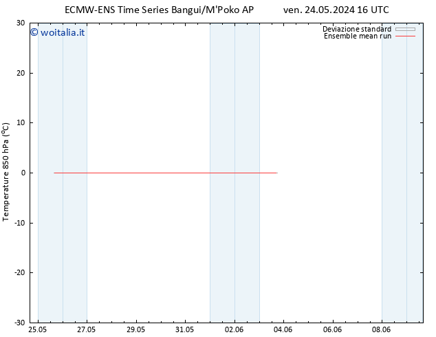 Temp. 850 hPa ECMWFTS sab 25.05.2024 16 UTC