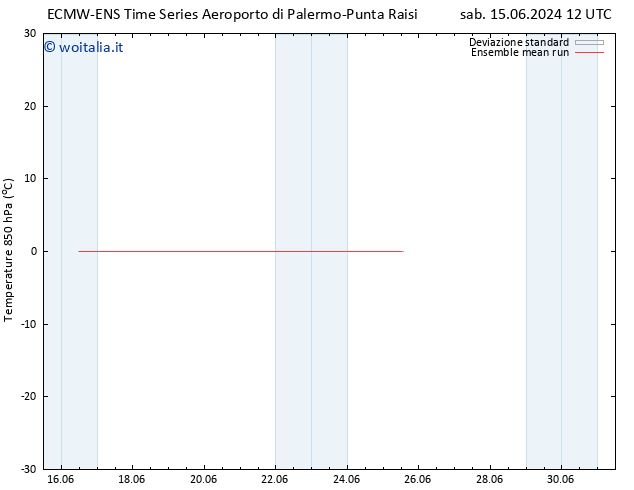 Temp. 850 hPa ECMWFTS sab 22.06.2024 12 UTC