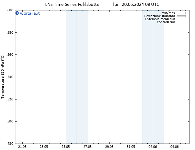 Height 500 hPa GEFS TS lun 20.05.2024 08 UTC