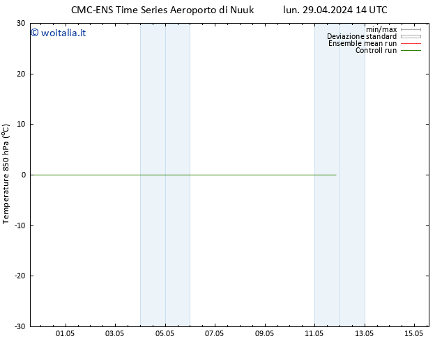 Temp. 850 hPa CMC TS lun 29.04.2024 20 UTC