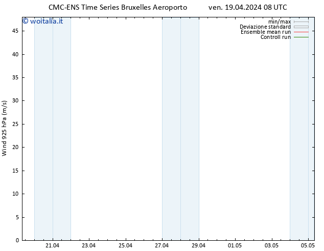 Vento 925 hPa CMC TS lun 29.04.2024 08 UTC