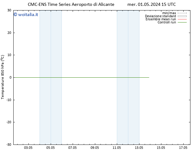 Temp. 850 hPa CMC TS mer 01.05.2024 15 UTC