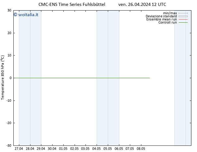 Temp. 850 hPa CMC TS ven 26.04.2024 18 UTC