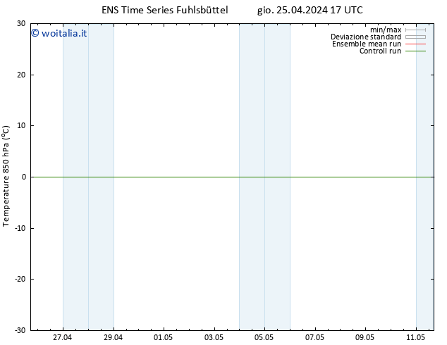 Temp. 850 hPa GEFS TS gio 25.04.2024 23 UTC