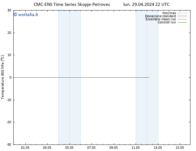 Temp. 850 hPa CMC TS lun 29.04.2024 22 UTC