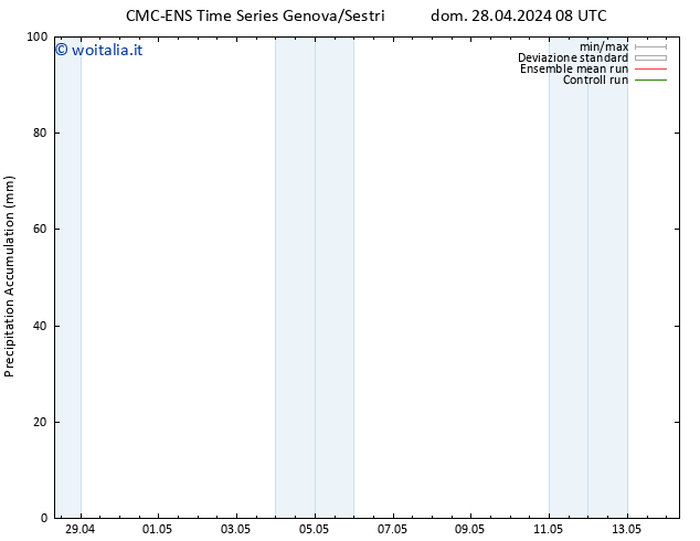 Precipitation accum. CMC TS dom 28.04.2024 20 UTC